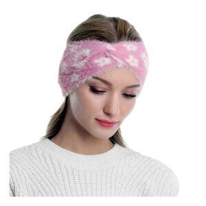 Tigerstars Pink Faux Fur Earmuff Headband